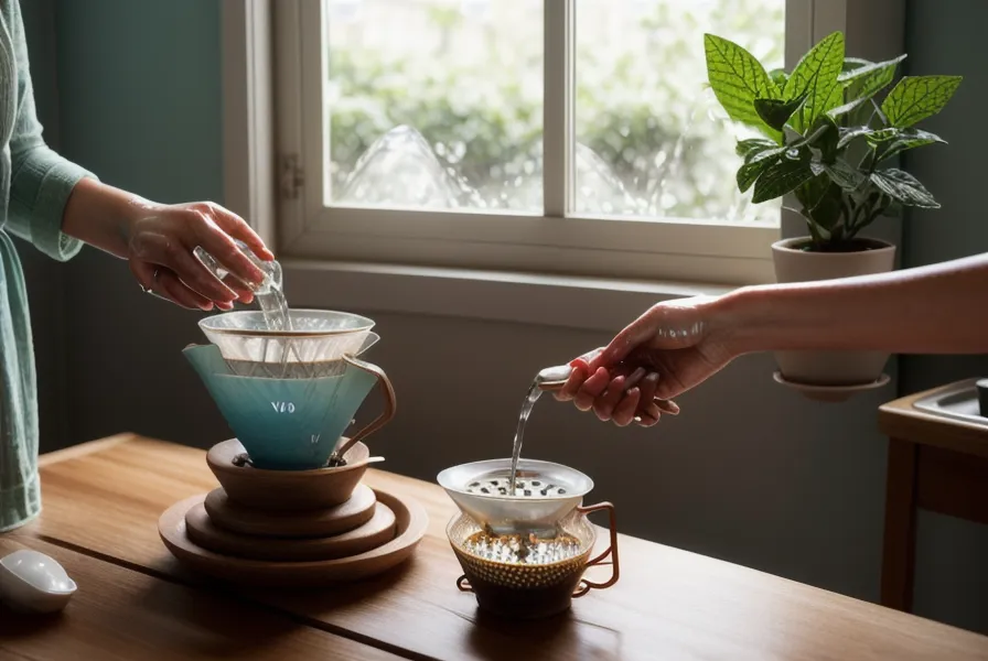 Corazón de latte art casero logrado con espuma de leche manual sin máquina profesional