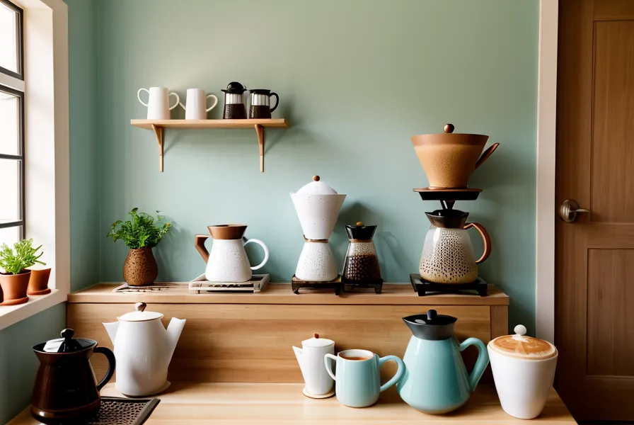 Cafetera italiana moka limpia sobre la encimera, lista para preparar café sin sabor a quemado
