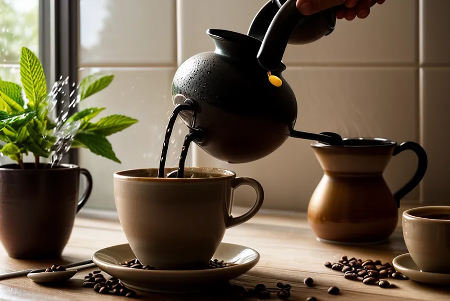 Café molido demasiado fino atascado en el filtro grueso de la Chemex, uno de los errores comunes de quien empieza con café de especialidad