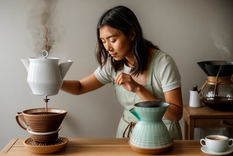 Taza de café especial recién hecho, parte de la cultura cafetera que se vive despacio los domingos en Sevilla