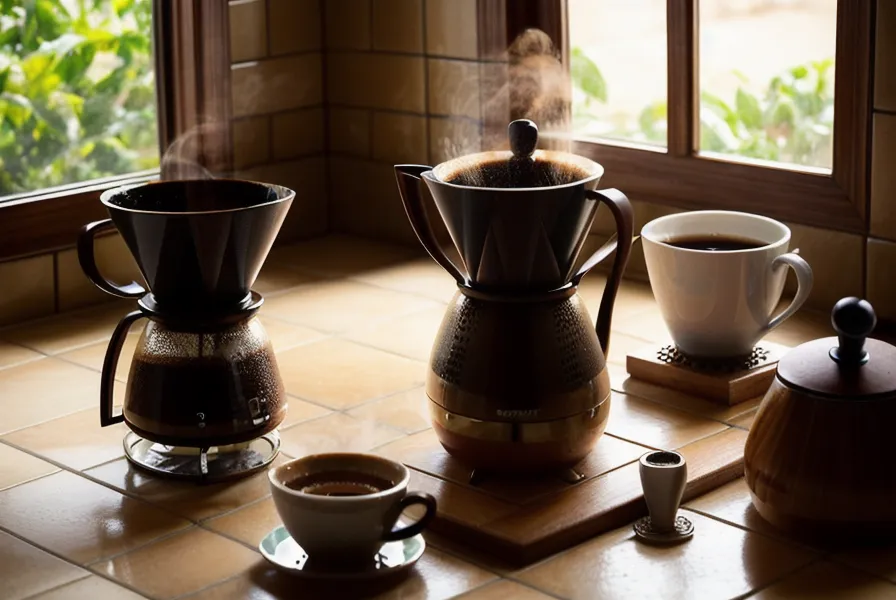 Granos de café verde en primer plano con notas manuscritas sobre el secado en la postcosecha
